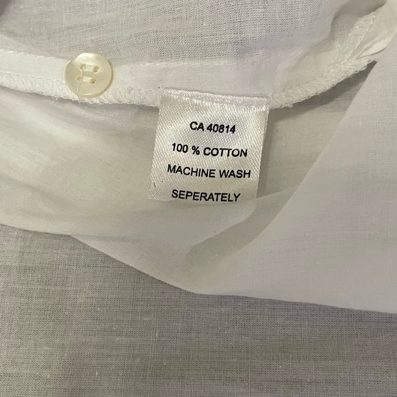 Women’s Victorian Classics White Pleated Long Sleeve Nightgown - Picture 7 of 8